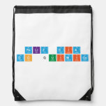 Feliz dia 
 do Quimico  Drawstring Backpack