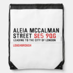 Aleia Mccalman Street  Drawstring Backpack