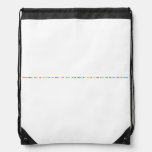 Chemistry class is a lot of fun, if you just try to look at it from the proper perspective.  Drawstring Backpack