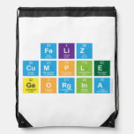 Feliz 
 cumple
 Georgina  Drawstring Backpack