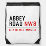 abbey road  Drawstring Backpack