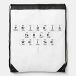 Periodic
 Table
 Writer
   Drawstring Backpack