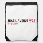 Brazil Avenue  Drawstring Backpack
