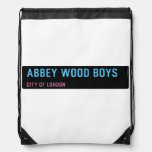 abbey wood boys   Drawstring Backpack