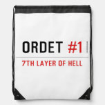 ORDET  Drawstring Backpack