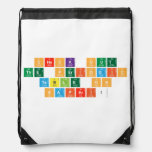 Check out
 The periodic
 TABLE on
 Safari!  Drawstring Backpack