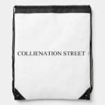 COLLIENATION STREET  Drawstring Backpack