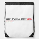 COURT OF APPEAL STREET  Drawstring Backpack