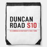 Duncan  Road  Drawstring Backpack