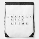 Periodic Table Writer  Drawstring Backpack