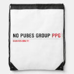 No pubes group  Drawstring Backpack