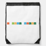 I love Science   Drawstring Backpack