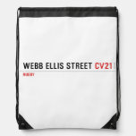 Webb Ellis Street  Drawstring Backpack