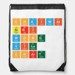 chaiwat 
 siri
 wong
 vila
 chart  Drawstring Backpack
