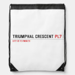 Triumphal Crescent  Drawstring Backpack
