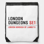 london dungeons  Drawstring Backpack