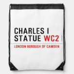 charles i statue  Drawstring Backpack