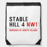 stable hill 4  Drawstring Backpack