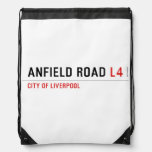 Anfield road  Drawstring Backpack