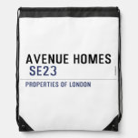 Avenue Homes   Drawstring Backpack