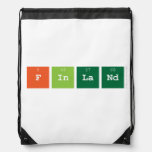 finland  Drawstring Backpack