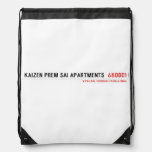 Kaizen Prem sai Apartments   Drawstring Backpack