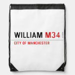 william  Drawstring Backpack