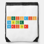 Periodic
 Table
 Writer  Drawstring Backpack