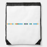 Happy Birthday Luke and Morgan!  Drawstring Backpack