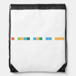 I love you my son  Drawstring Backpack