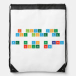 I love you
 You love me
 
 WE NO DO NO BARNY
 AROUND HERE  Drawstring Backpack