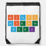 british
 science
 week  Drawstring Backpack