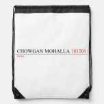 Chowgan mohalla  Drawstring Backpack
