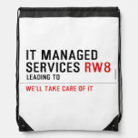 It managed  services  Drawstring Backpack