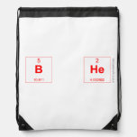 B He  Drawstring Backpack