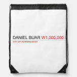 DANIEL BUAR  Drawstring Backpack