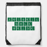 Periodic
 Table
 Writer  Drawstring Backpack