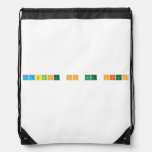 Dabbing on the haters  Drawstring Backpack