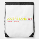 LOVERS LANE  Drawstring Backpack