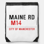 MAINE RD   Drawstring Backpack