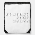 Periodic
 Table
 Writer  Drawstring Backpack