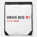 Owais beig  Drawstring Backpack