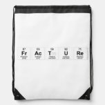 Fracture  Drawstring Backpack