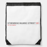 Sthembiso mumbo street  Drawstring Backpack