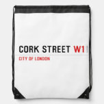 Cork Street  Drawstring Backpack