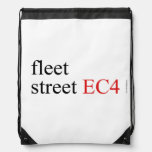 fleet  street  Drawstring Backpack