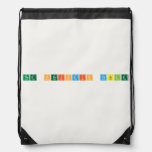 the periodic table  Drawstring Backpack