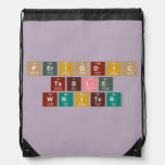 Periodic
 Table
 Writer  Drawstring Backpack