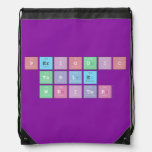Periodic
 Table
 Writer  Drawstring Backpack