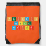 Periodic
 Table
 Writer  Drawstring Backpack